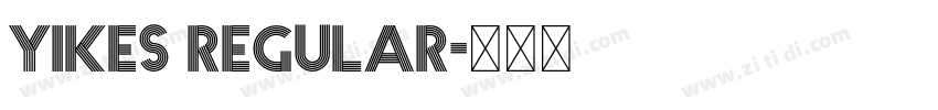 Yikes Regular字体转换